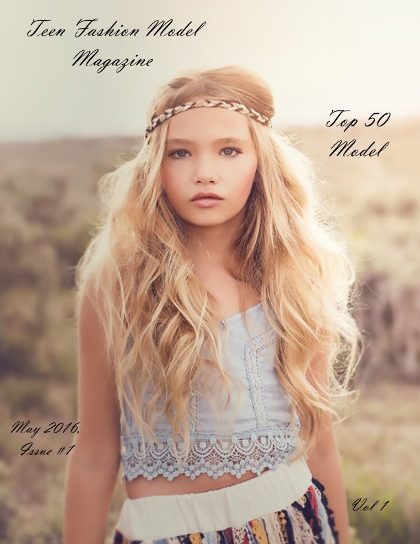 Teen Fashion Model Magazine De Tasha Walker Carroll Livres Blurb France