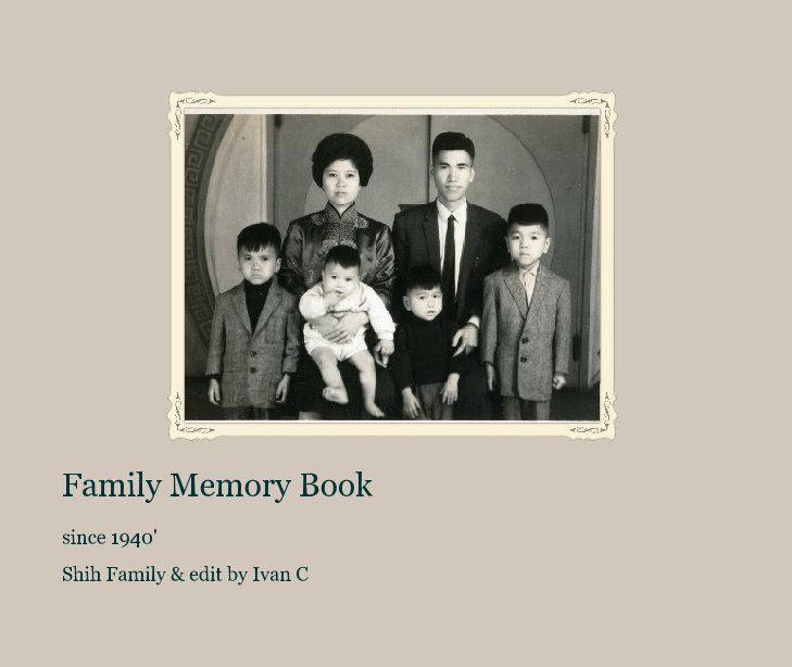 family memory book by