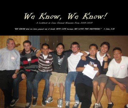 We Know, We Know! book cover