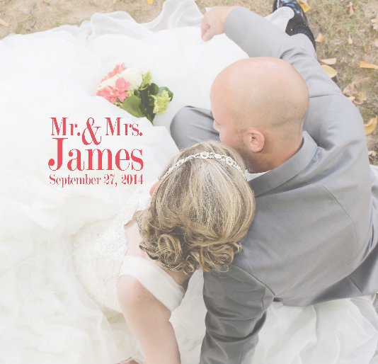 View James Wedding Album Small by Abby Laux