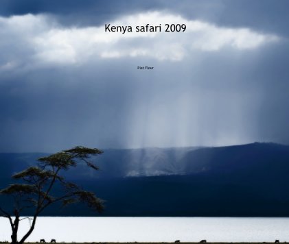 Kenya safari 2009 book cover