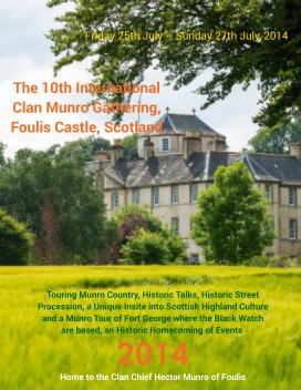 Clan Munro Gathering, Foulis Castle, July 2014. book cover