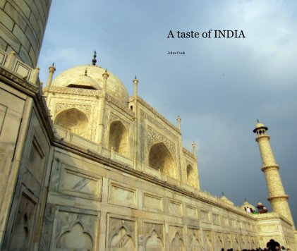 A taste of INDIA book cover