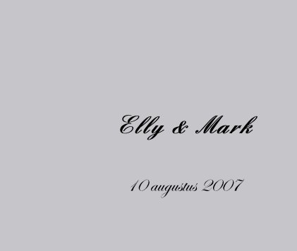 Elly & Mark book cover