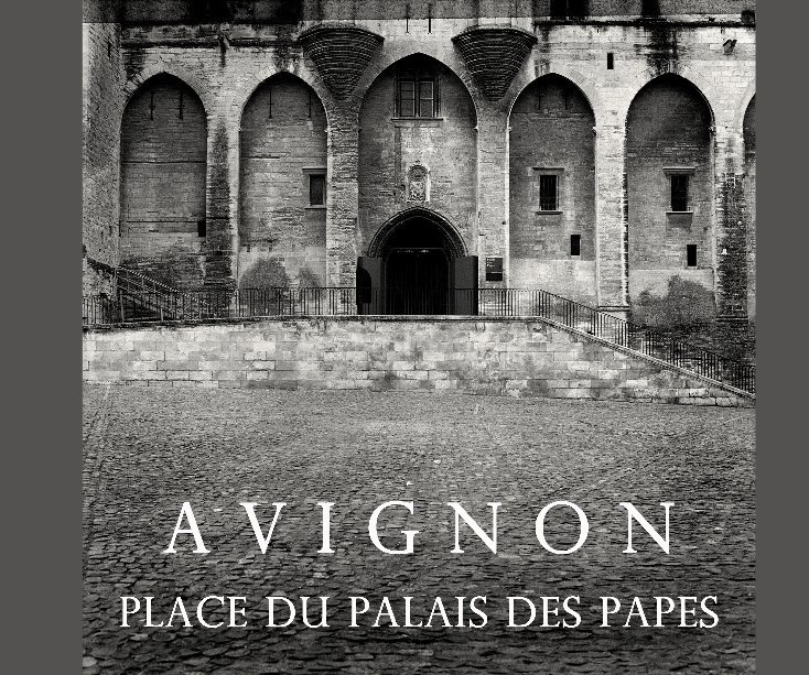View Avignon Place du Palais des Papes by Thierry Bazin
