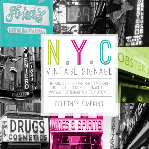 Ver New York City Vintage Signage por Courtney Simpkins