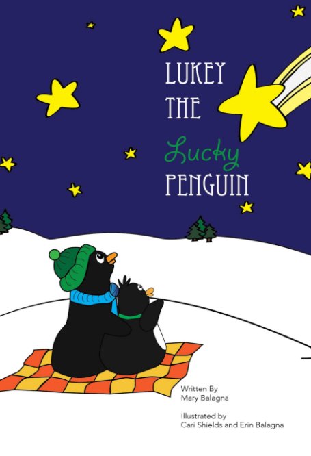 View Lukey the Lucky Penguin- Economy Paper Printing by Mary Balagna