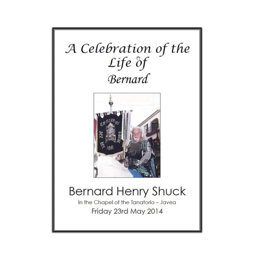Bernard Remembered (Standard) nach By His Family and Friends anzeigen