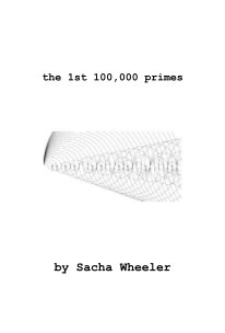 the 1st 100,000 primes book cover
