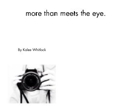 more than meets the eye. book cover