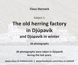 Subject 1: The old herring factory in Djúpavík (2015) book cover