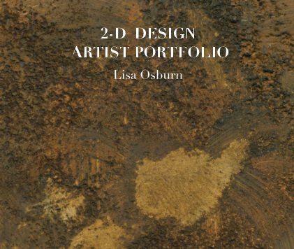 2-D DESIGN ARTIST PORTFOLIO book cover