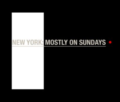 New York Mostly on Sundays book cover