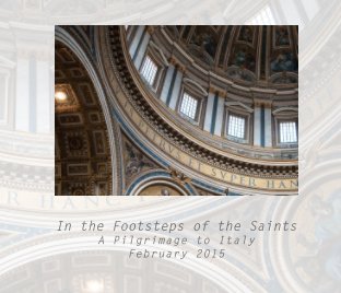 In the Footsteps of the Saints Hard Back book cover