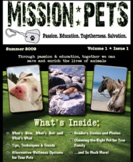 Mission: PETS Summer 2009 E-zine book cover
