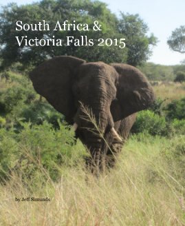 South Africa & Victoria Falls 2015 book cover