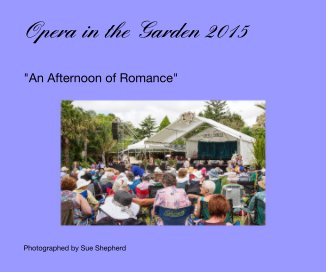 Opera in the Garden 2015 book cover