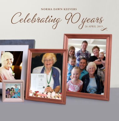 Nan's 90th Birthday book cover