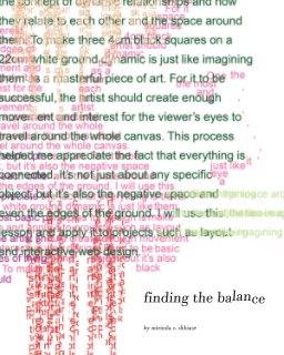 Finding The Balance book cover