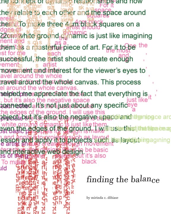 View Finding The Balance by Mirinda DiBiase