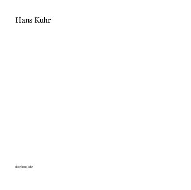 Hans Kuhr book cover