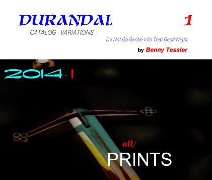 2014 - Durandal 1   all/PRINTS book cover