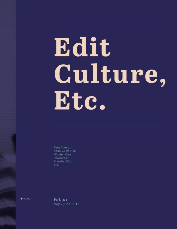 View Edit Culture, Etc. Vol 1 by Nick Elkhatib