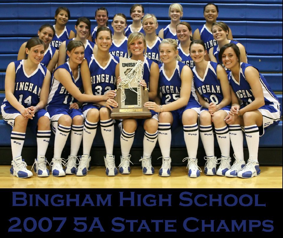 View Bingham High Girls Basketball State Champs 2007 by Ed Askew