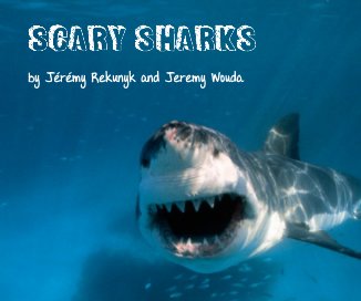 Scary Sharks book cover