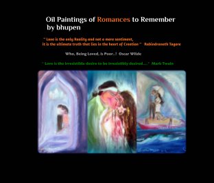 Oil Paintings of Romances to Remember by bhupen book cover