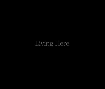 Living Here book cover