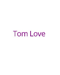 Tom Love book cover