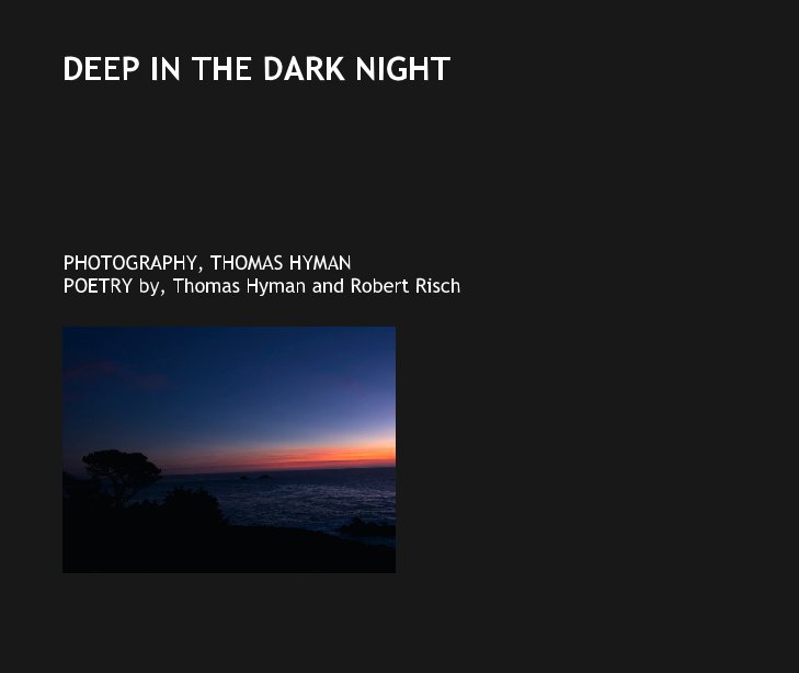Visualizza DEEP IN THE DARK NIGHT di PHOTOGRAPHY, THOMAS HYMAN POETRY by, Thomas Hyman and Robert Risch