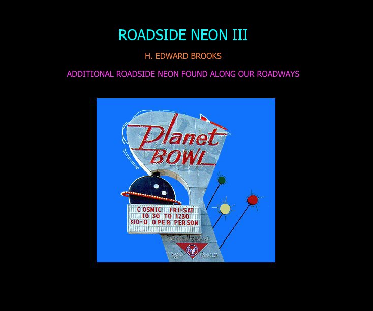 Ver ROADSIDE NEON III por H. EDWARD BROOKS