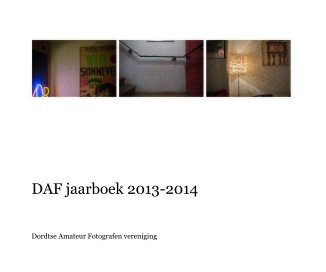 DAF jaarboek 2013-2014 book cover