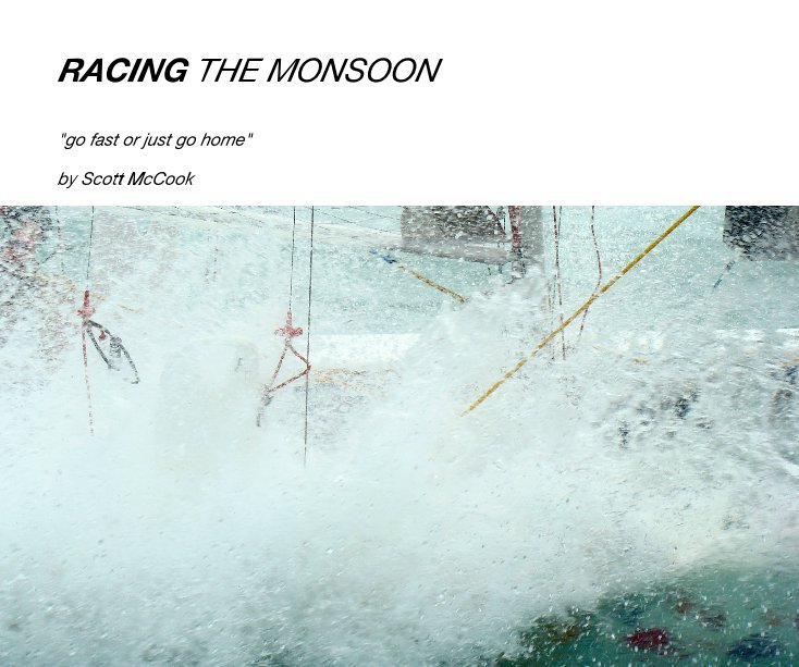 View RACING THE MONSOON by Scott McCook