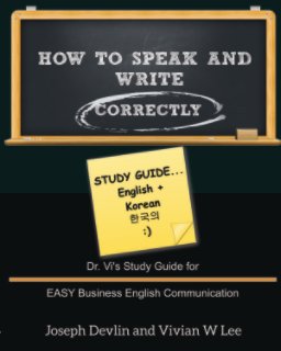 How to Speak and Write Correctly: Study Guide (English + Korean) book cover
