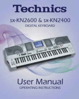 Technics KN2600 & KN2400 User Manual book cover