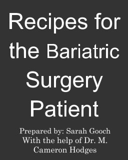 Bariatric Surgery Cookbook book cover