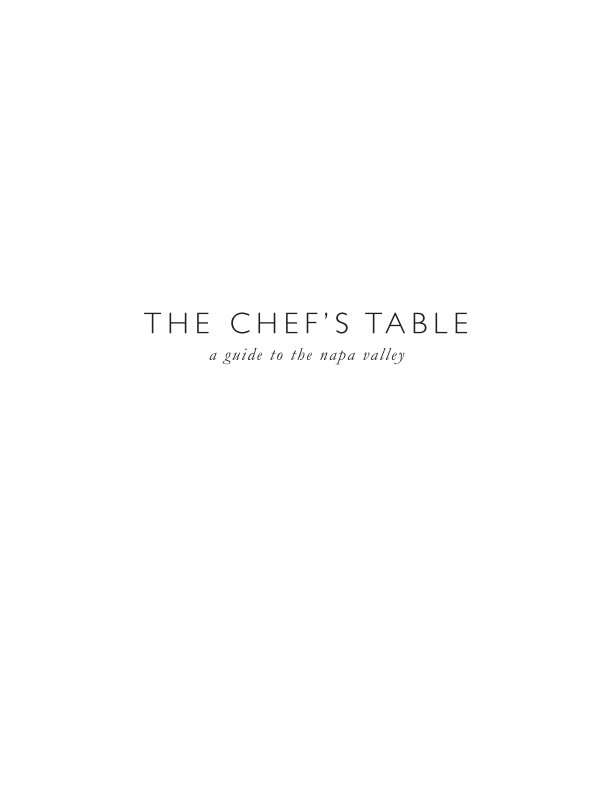 Ver The Chef's Table por Allison Regan