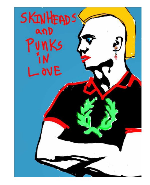 Bekijk Skinheads and Punks in Love op Ron Kibble