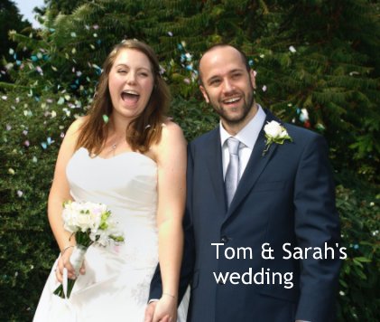 Tom and Sarah's wedding book cover