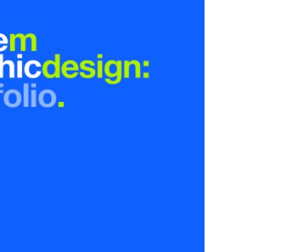 stevem graphic design portfolio book cover