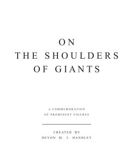 On The Shoulders Of Giants book cover