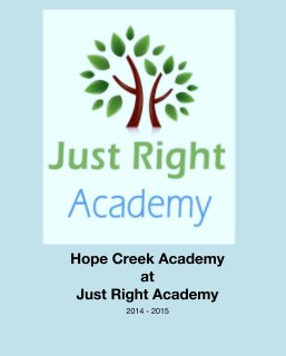 Hope Creek Academy at Just Right Academy book cover