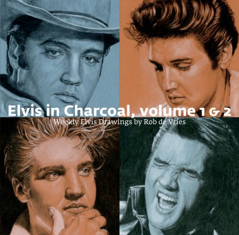 View Elvis in Charcoal, volume 1 & 2 by Rob de Vries