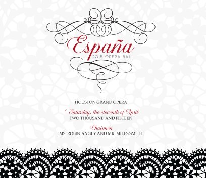 2015 Opera Ball - España book cover