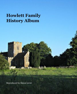 Howlett Family History Album book cover