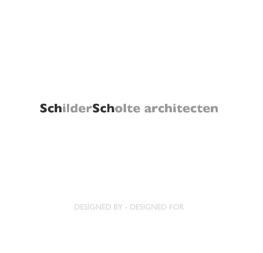 Ver SchilderScholte architecten por SchilderScholte architects