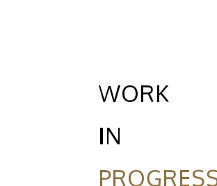 Work in progress book cover